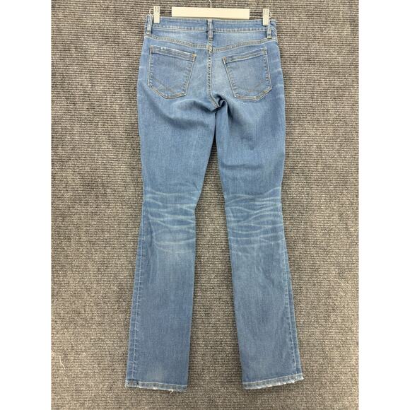 Raleigh Denim Jeans Womens 27 Blue Straight Leg Light Wash Mid Rise 5 Pocket - Picture 11 of 16